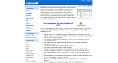 Desktop Screenshot of hainsoft.com